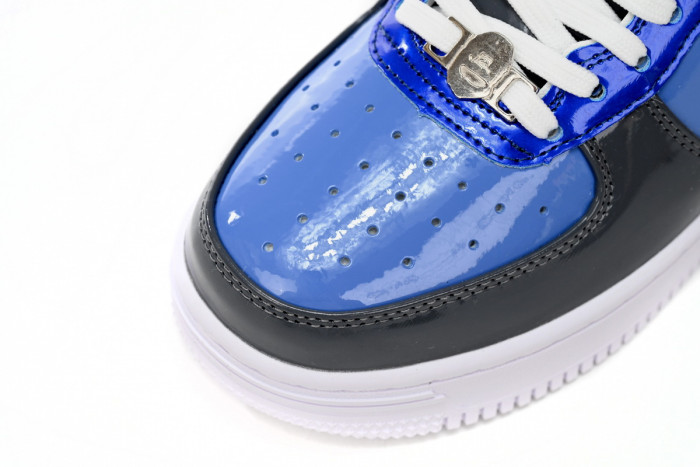 bape sta low navy color combo blue mirror surF**e 1h20191046-nvy