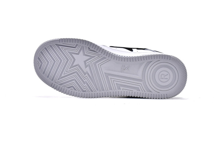 bape sta low grey black white 1h70-191-002