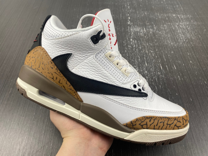 travis scott x air jordan 3 palomino” white black brown ct8532-120