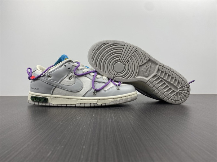 nike dunk low off-white lot 47 dm1602-125