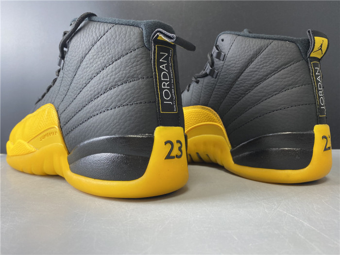 air jordan 12 retro black university gold 130690-070
