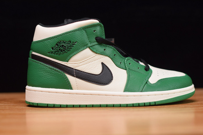 air jordan 1 mid pine green 852542-301
