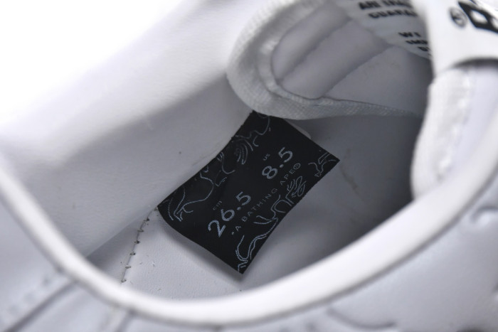 bape sta low grey black white 1h70-191-002