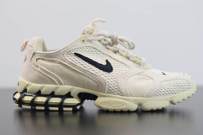 nike air zoom spiridon cage 2 stussy fossil cq5486-200