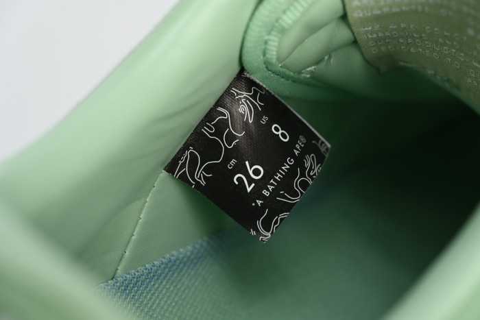 bape sta to low apple green