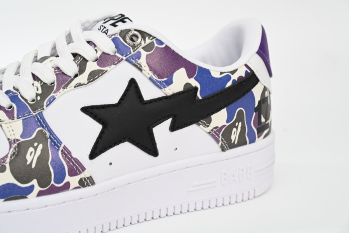 bape sta to low white purple color spray