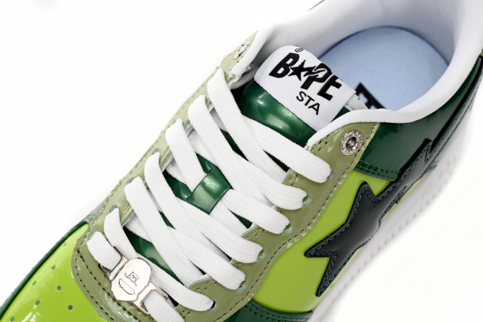 bape sta to low black green mirror surF**e