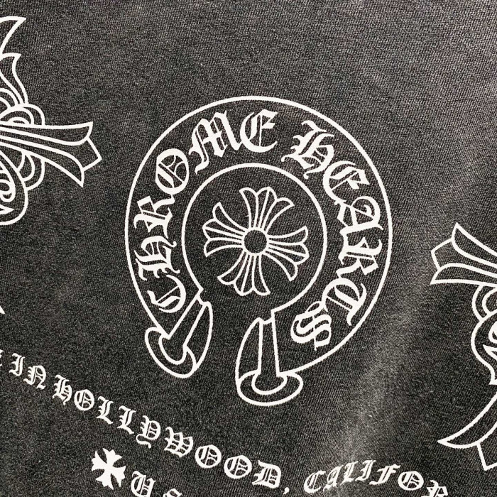 Chrome Hearts Short Sleeve Shirt The make old cross-shaped letters CP00110