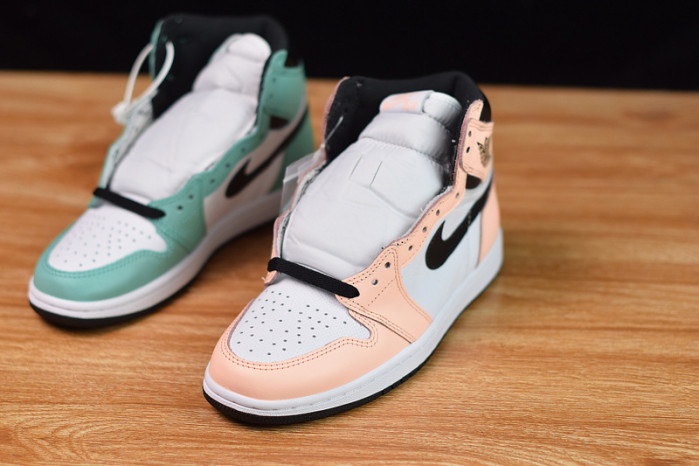 air jordan 1 high og mismatch perforated 555441-889