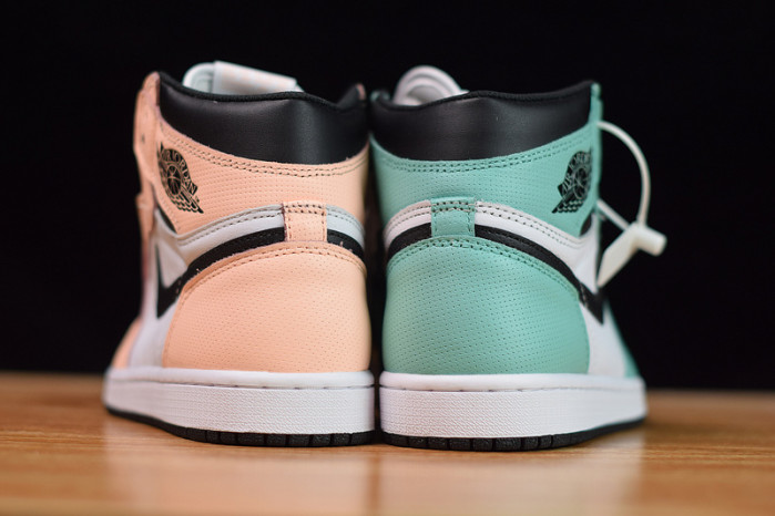 air jordan 1 high og mismatch perforated 555441-889