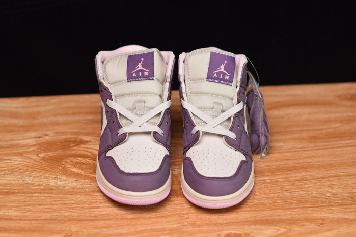 air jordan 1 mid pro purple desert sand 555112-500