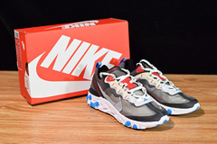 nike react element 87 dark grey photo blue aq1090-003