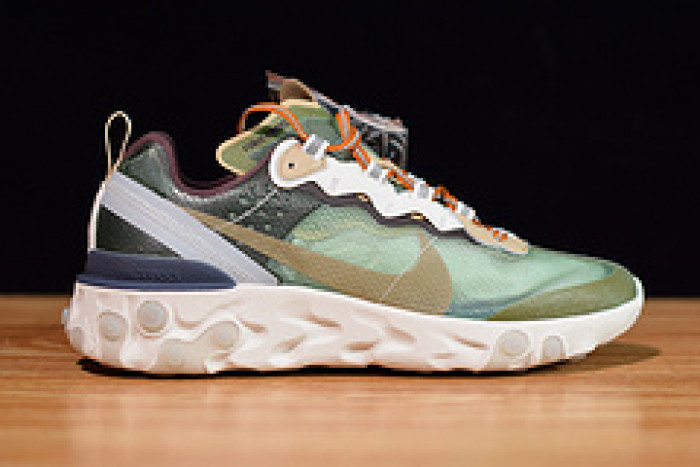 nike react element 87 undercover green mist bq2718-300