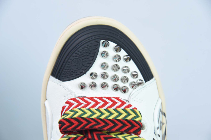 lanvin curb sneaker graffiti