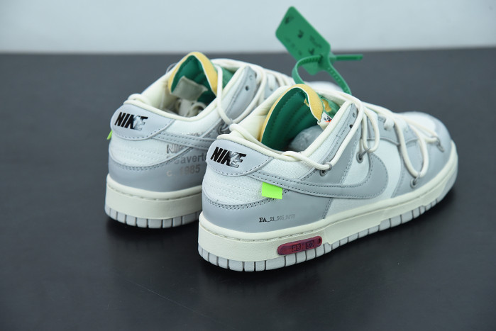 nike dunk low off-white lot 25 dm1602-121