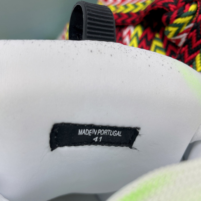 lanvin leather curb white multi