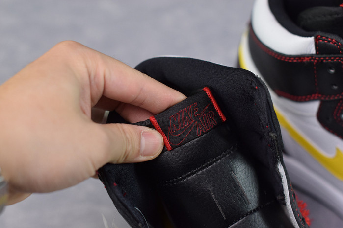 air jordan 1 retro high defiant white black gym red cd6579-071