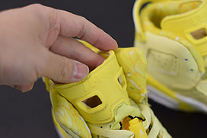 air jordan 6 retro dynamic yellow floral 543390-800