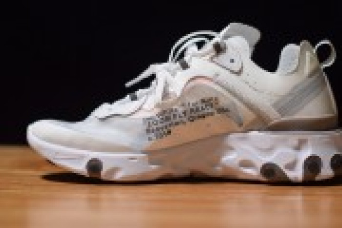 nike epic react flyknit white racer blue aq0068-100