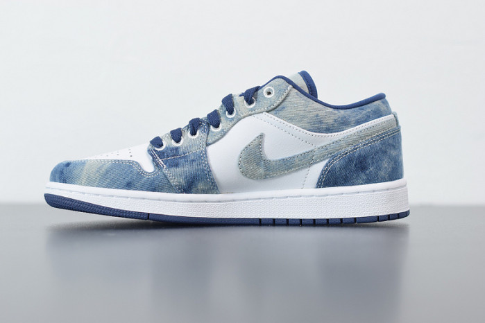 air jordan 1 low “washed denim” cz8455-100