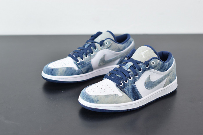 air jordan 1 low “washed denim” cz8455-100