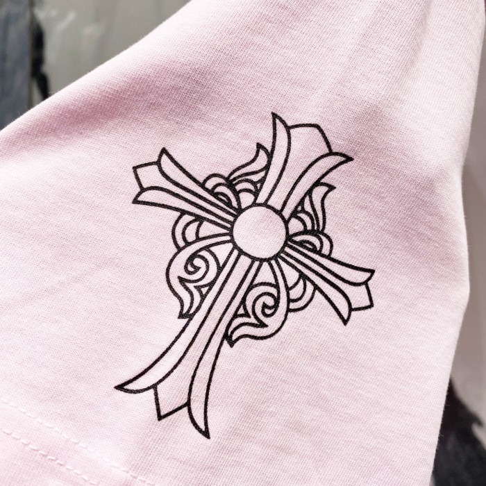 Chrome Hearts Short Sleeve Shirt The make old cross-shaped letters CP00110