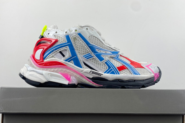 balcia runner white red blue