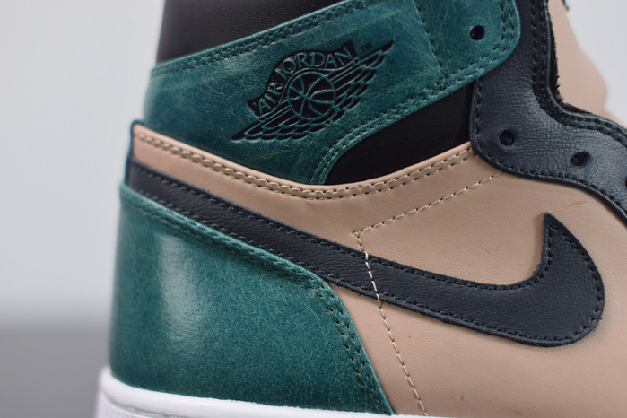 air jordan 1 retro high bio beige anthracite mystic green ah7389-203