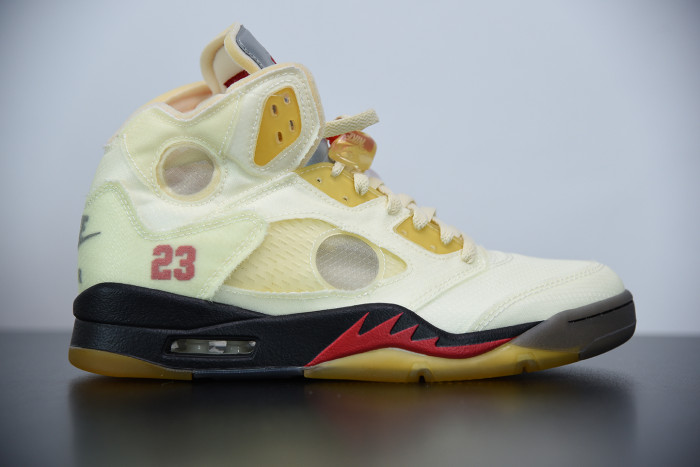 air jordan 5 retro off-white sail dh8565-100