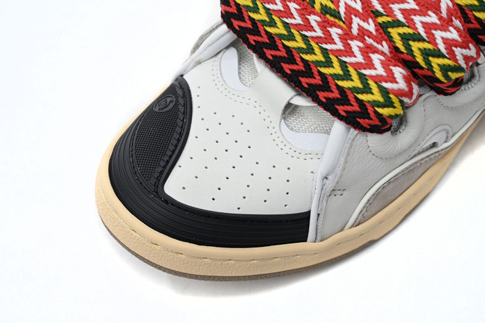 lanvin leather curb white ivory