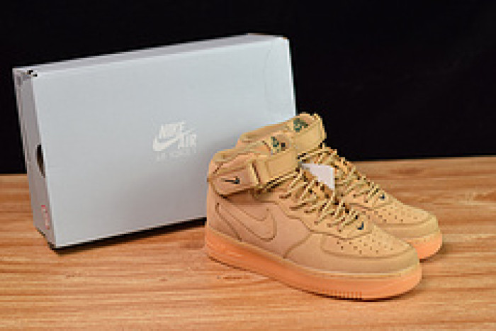 nike air force 1 mid flax 715889-200
