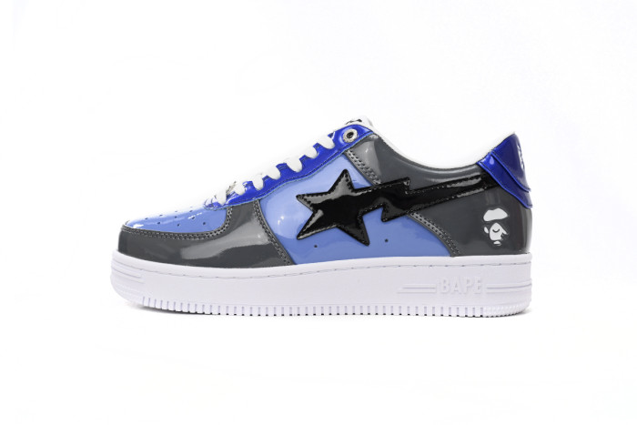 bape sta low navy color combo blue mirror surF**e 1h20191046-nvy