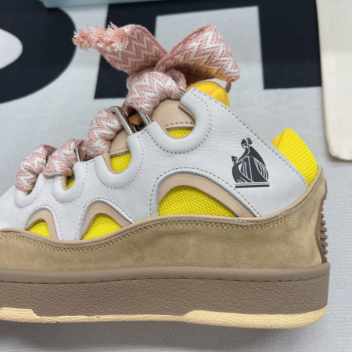 lanvin leather curb beige yellow h200509