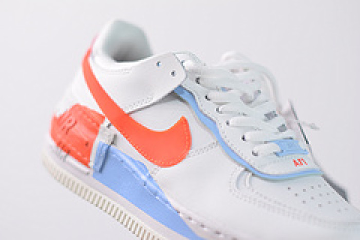 nike air force 1 shadow summit white team orange cq9503-100