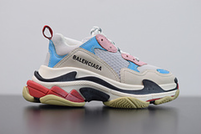 balcia triple s white blue 524039 w09oh 4196