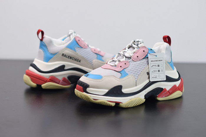 balcia triple s white blue 524039 w09oh 4196