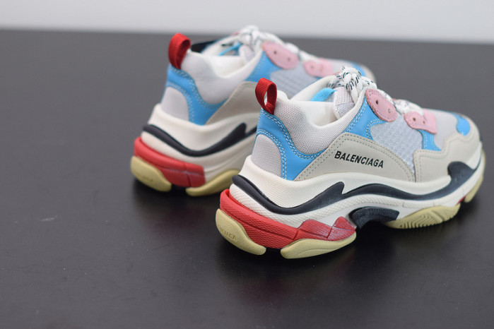 balcia triple s white blue 524039 w09oh 4196