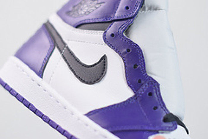 air jordan 1 retro high court purple white 555088-500