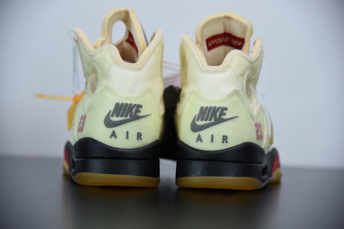 air jordan 5 retro off-white sail dh8565-100