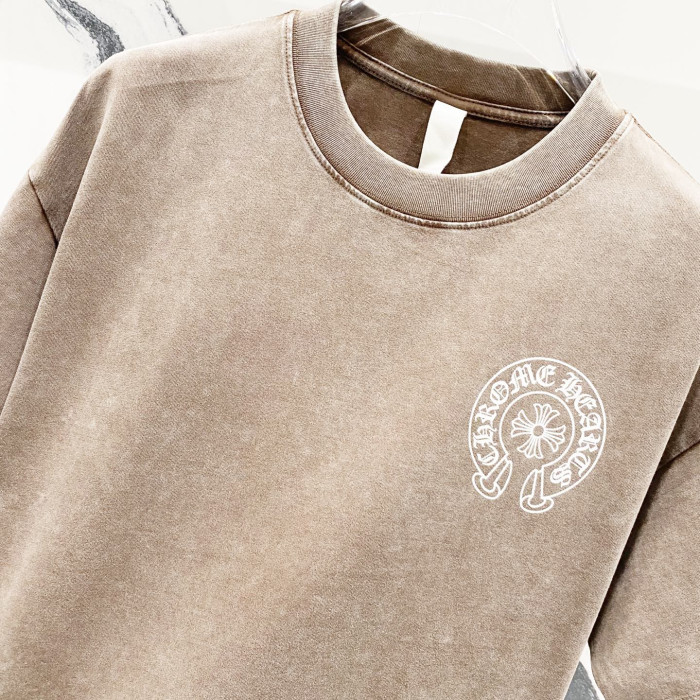 Chrome Hearts Short Sleeve Shirt The make old cross-shaped letters CP00110