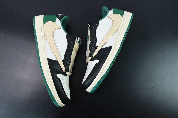 air jordan 1 x travis scott low green black white dm7866- 128