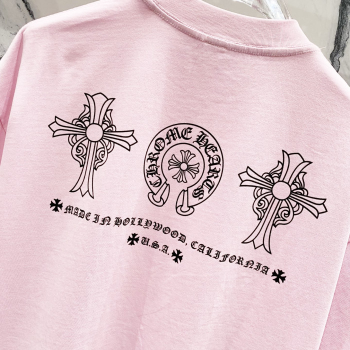 Chrome Hearts Short Sleeve Shirt The make old cross-shaped letters CP00110
