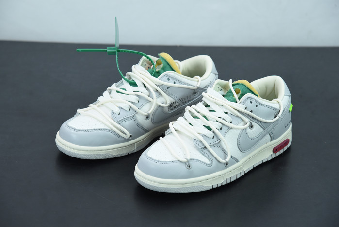 nike dunk low off-white lot 25 dm1602-121