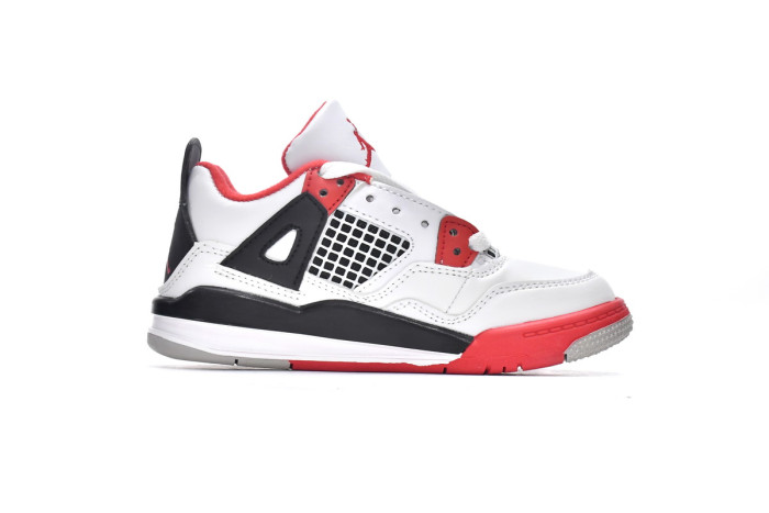 air jordan 4 retro ps fire red kids