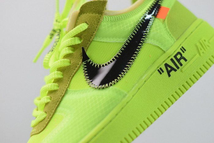 nike air force 1 low off-white volt ao4606-700