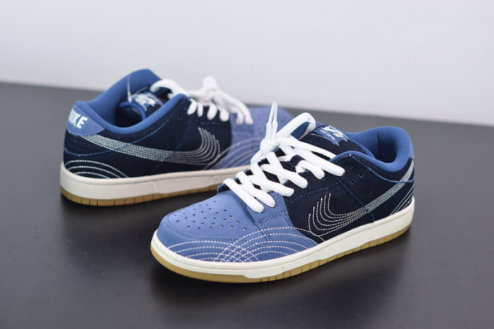 nike sb dunk low pro prm “denim gum” cv0316-400