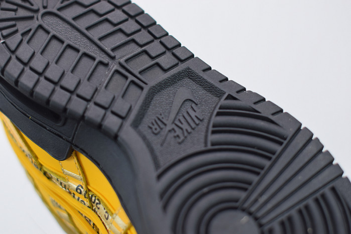 off-white x nike air rubber dunk “university gold” cu6015-700