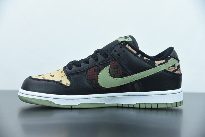 nike dunk low “black multi camo” dh0957-001