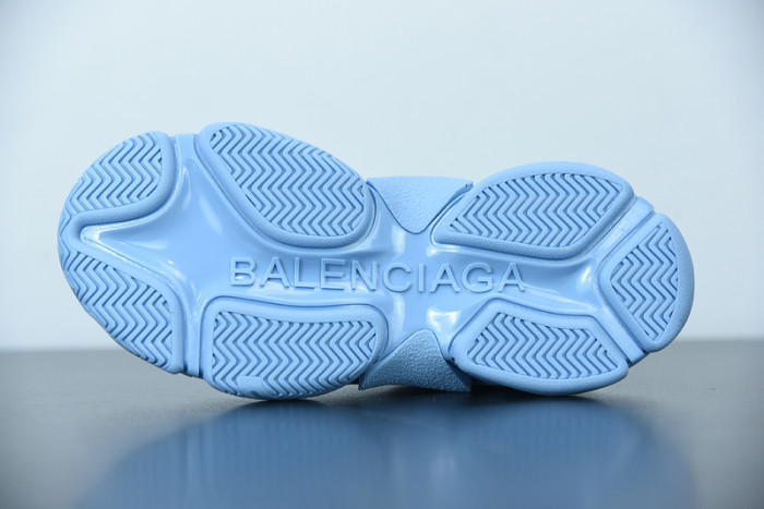 balcia triple s sneaker all over logo blue