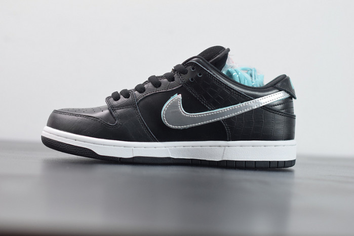 nike sb dunk low Di*m*nd s*pply co black Di*m*nd bv1310-001